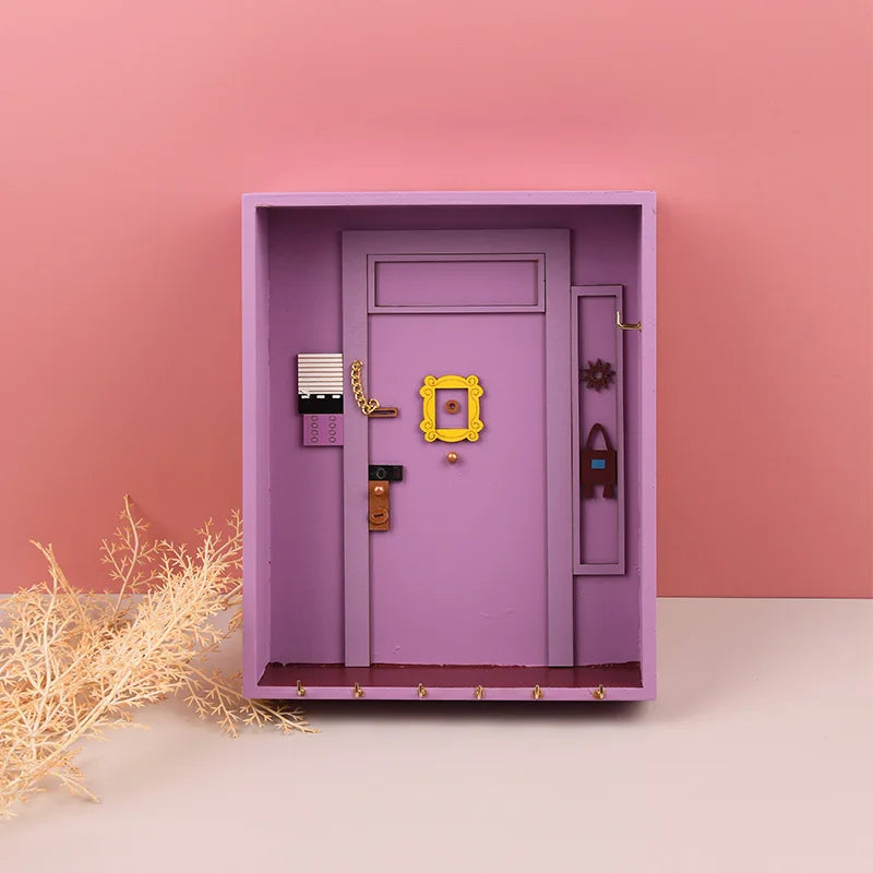 Purple Door Frame Keyholder