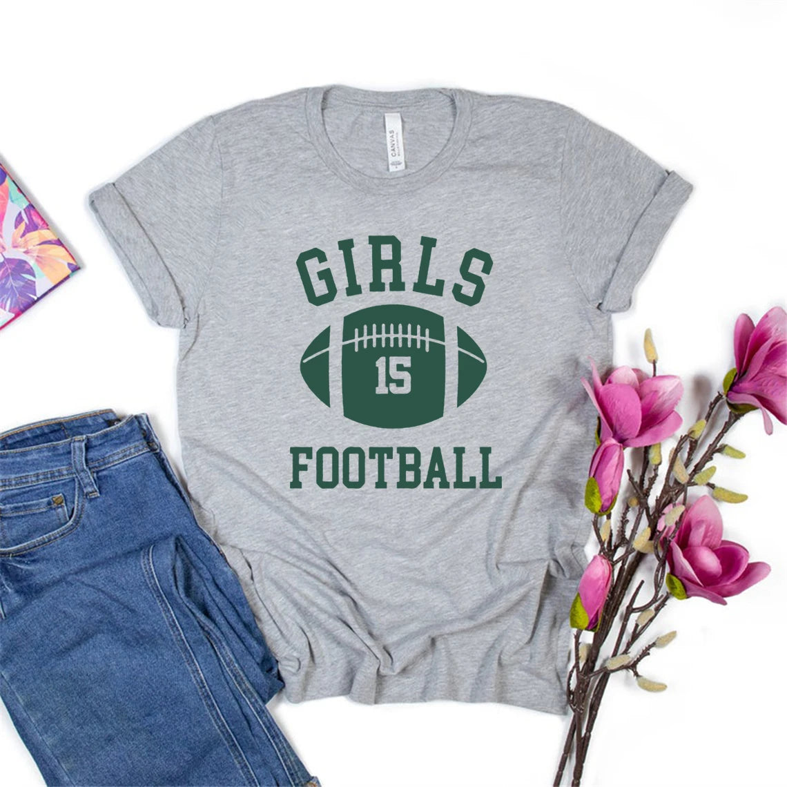 Girls Football T Shirt