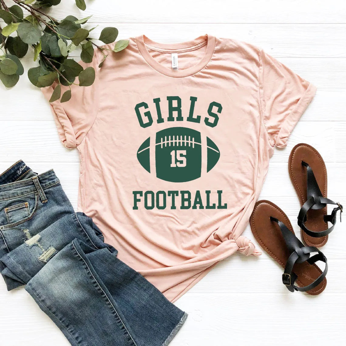 Girls Football T Shirt