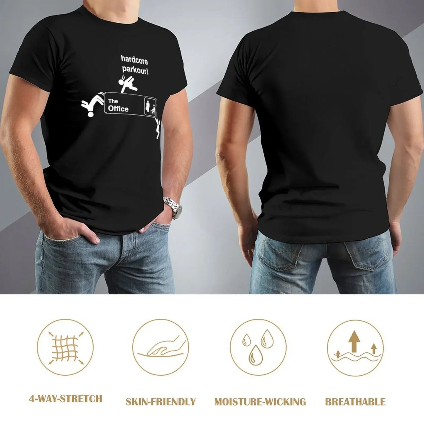 Funny Hardcore Parkour T Shirt