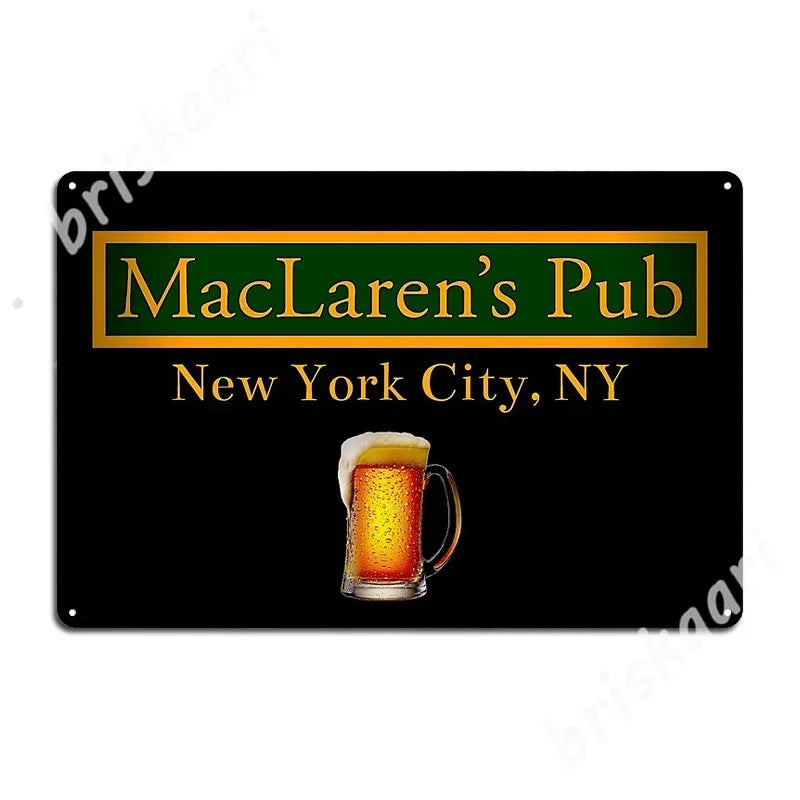 Maclaren's Pub Black Print Art