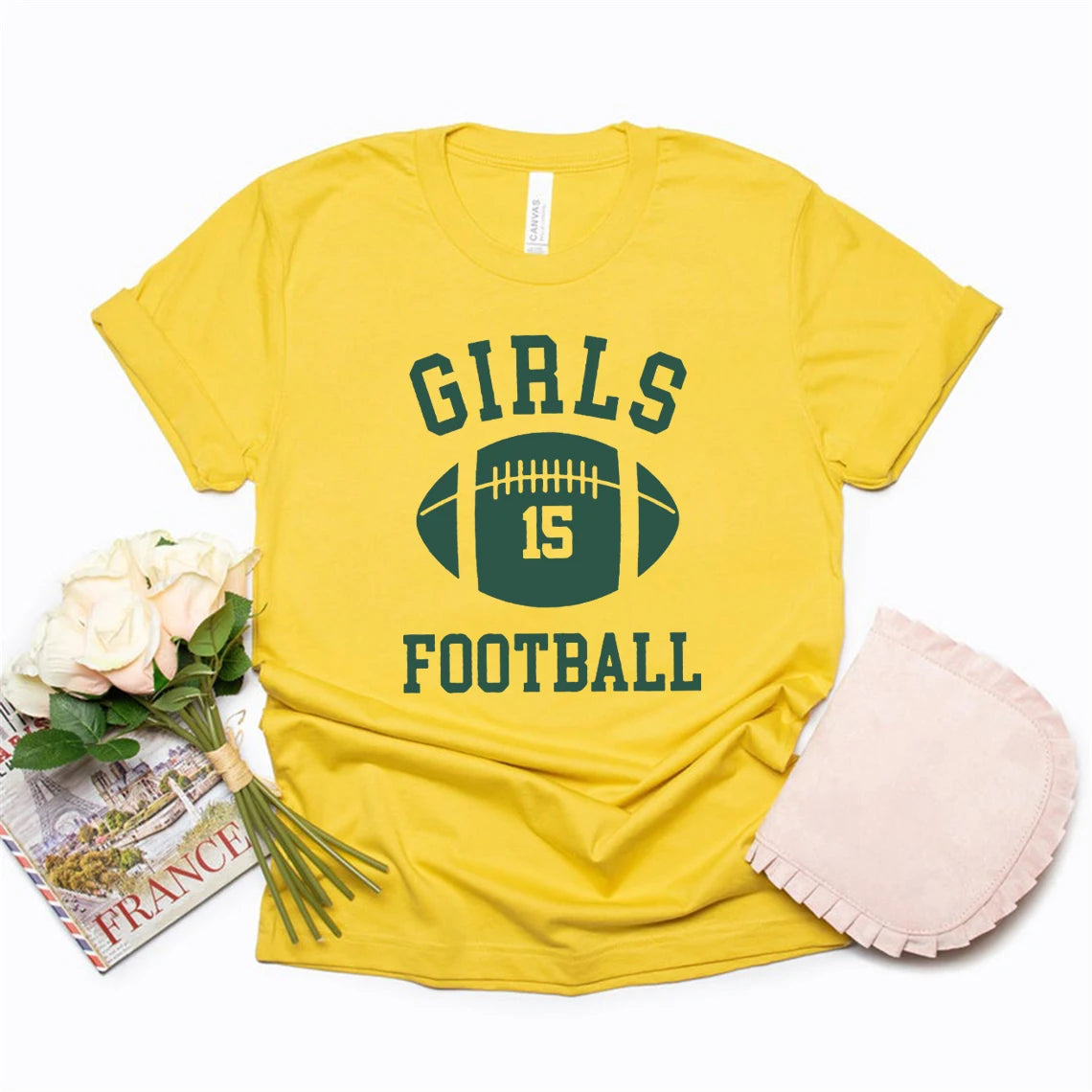 Girls Football T Shirt